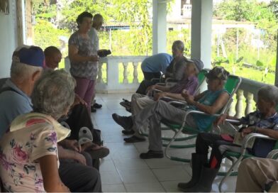 Desarrollan acciones de capacitación en la casa de abuelos Nueva creación en Sandino.